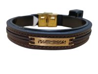 دستبند چرم مردانه مدل من مست می عشقم