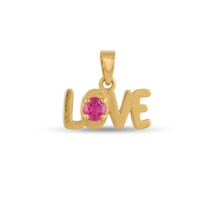 آویز طلا love کد ۱۳۴