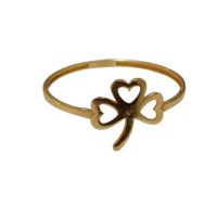 انگشتر طرح شبدر