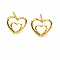 گوشواره میخی قلب