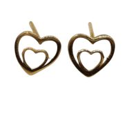 گوشواره میخی قلب