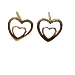 گوشواره میخی قلب