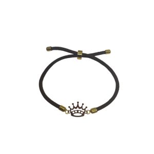 دستبند ابریشمی مدل تاج